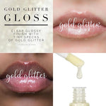 Lip Gloss Gold Glitter